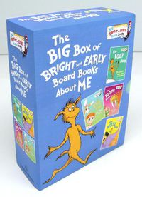 Cover image for The Big Box of Bright and Early Board Books About Me: The Foot Book by Dr. Seuss; The Eye Book by Dr. Seuss; The Tooth Book by Dr. Seuss; The Nose Book by Al Perkins