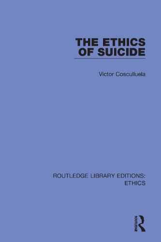 Cover image for The Ethics of Suicide