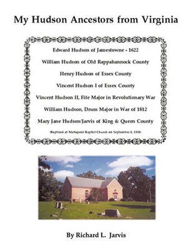 Cover image for My Hudson Ancestors from Virginia