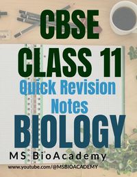 Cover image for Quick Revision Notes -Part I (Biology)