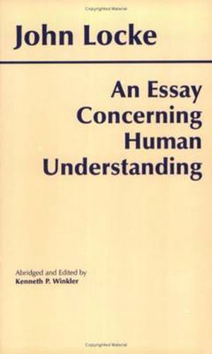 Cover image for An Essay Concerning Human Understanding
