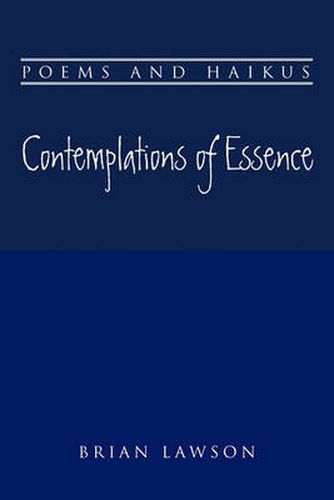 Cover image for Contemplations of Essence