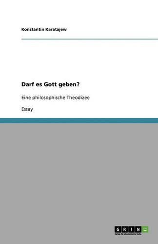 Cover image for Darf es Gott geben?