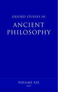 Cover image for Oxford Studies in Ancient Philosophy