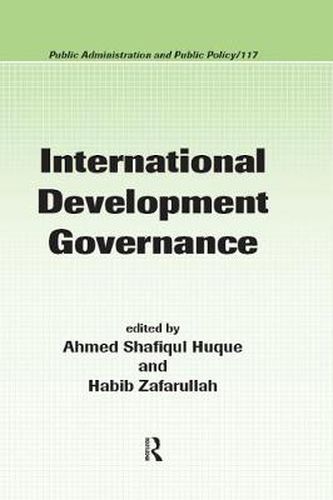Cover image for International Development Governance