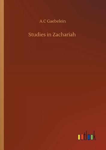 Cover image for Studies in Zachariah