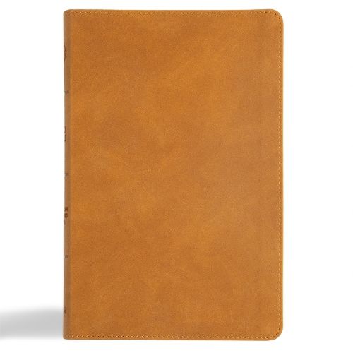 CSB Thinline Bible, Digital Study Edition, Camel Suedesoft Leathertouch