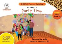 Cover image for C-DER (Cheetah Decodable & Early Readers) Set 5, Book 42, Party Time!