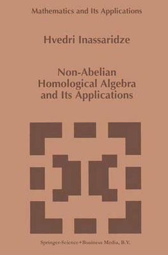 Cover image for Non-Abelian Homological Algebra and Its Applications