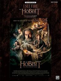 Cover image for I See Fire (from the Hobbit -- The Desolation of Smaug): Easy Piano, Sheet