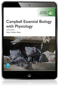 Cover image for Standalone Pearson eText 2.0 - Access Card - Campbell Essential Biology (with Physiology chapters), Global Edition