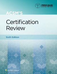 Cover image for ACSM's Certification Review