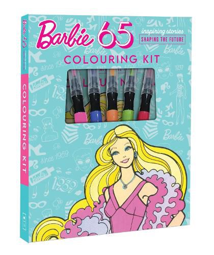 Cover image for Barbie 65th Anniversary: Adult Colouring Kit (Mattel)