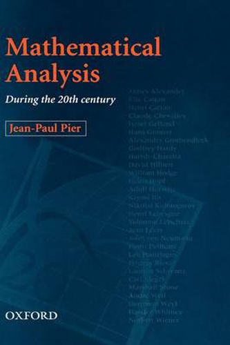 Cover image for Mathematical Analysis During the 20th Century