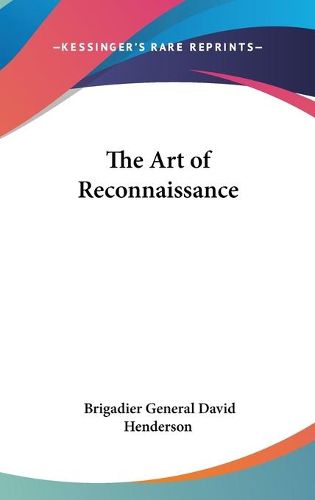 Cover image for The Art of Reconnaissance