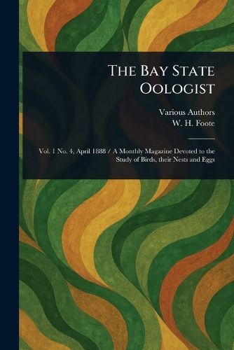 Cover image for The Bay State Oologist
