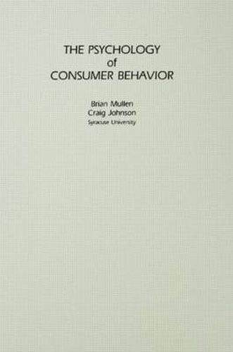 Cover image for The Psychology of Consumer Behavior