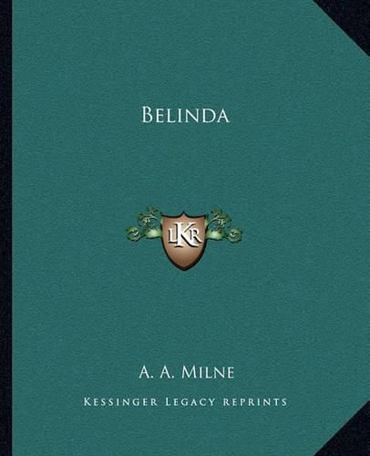 Cover image for Belinda