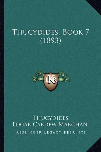 Cover image for Thucydides, Book 7 (1893)