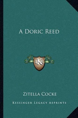 Cover image for A Doric Reed