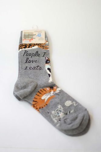 Cover image for People I Love: Cats – Crew Socks