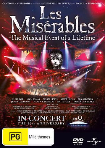 Les Miserables 25th Anniversary Concert Dvd