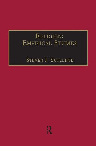 Cover image for Religion: Empirical Studies
