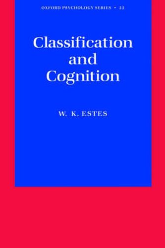 Cover image for Classification and Cognition