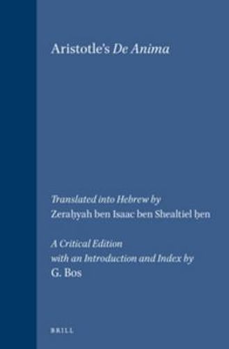 Cover image for Aristotle's De Anima