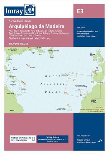 Cover image for Imray Chart E3: Arquipelago da Madeira