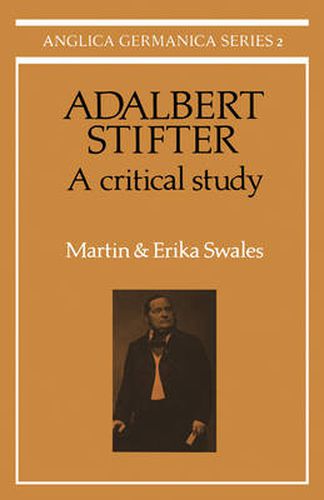 Cover image for Adalbert Stifter: A Critical Study