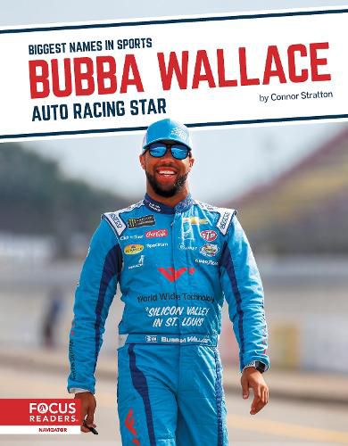 Cover image for Biggest Names in Sports: Bubba Wallace: Auto Racing Star