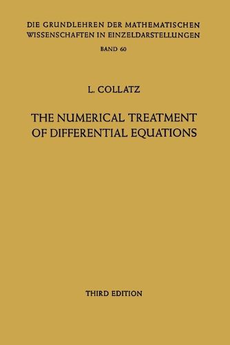 Cover image for The Numerical Treatment of Differential Equations