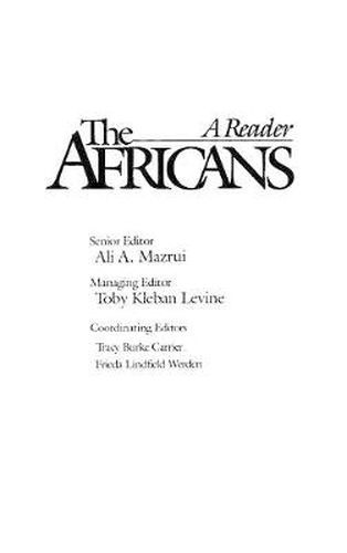 Cover image for The Africans: A Reader