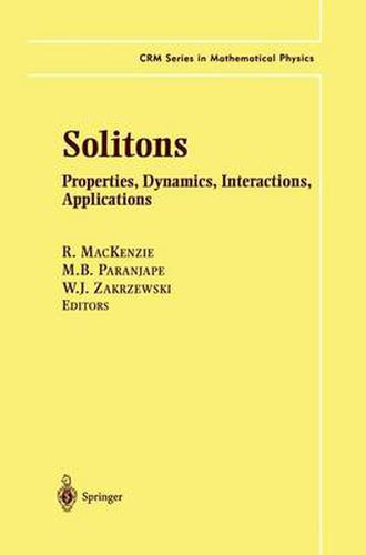 Cover image for Solitons: Properties, Dynamics, Interactions, Applications