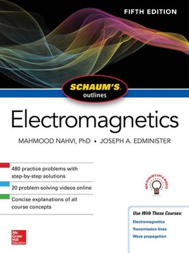 Cover image for Schaum's Outline of Electromagnetics, Fifth Edition