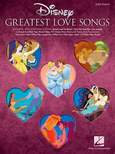 Cover image for Disney Greatest Love Songs: Easy Piano Songbook