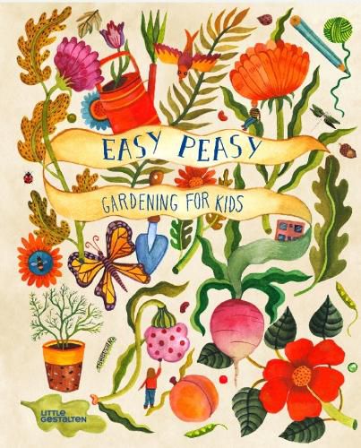 Cover image for Easy Peasy: Gardening for Kids