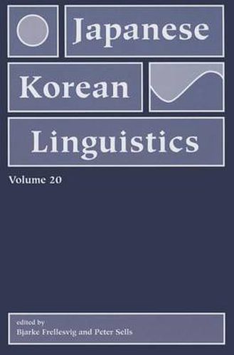 Cover image for Japanese/Korean Linguistics