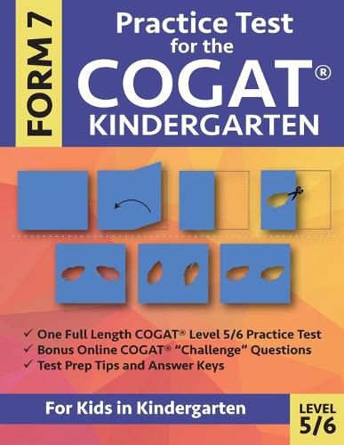 Cover image for Practice Test for the CogAT Kindergarten Form 7 Level 5/6