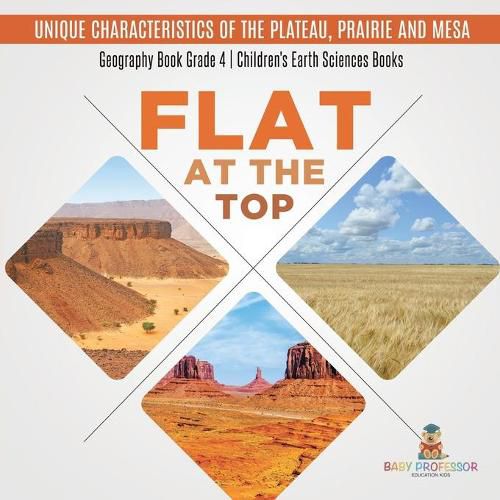 Cover image for Flat at the Top: Unique Characteristics of the Plateau, Prairie and Mesa Geography Book Grade 4 Children's Earth Sciences Books