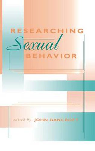 Cover image for Researching Sexual Behavior: Methodological Issues