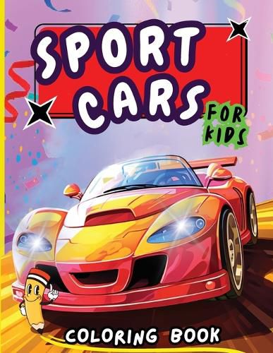 Cover image for Sport Cars Coloring Book for Kids