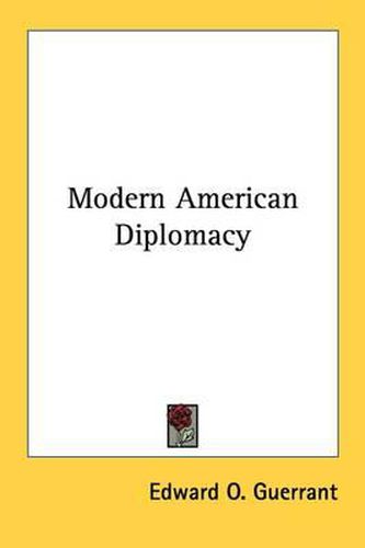 Cover image for Modern American Diplomacy