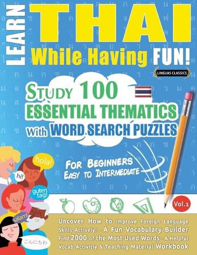 Cover image for Learn Thai While Having Fun! - For Beginners