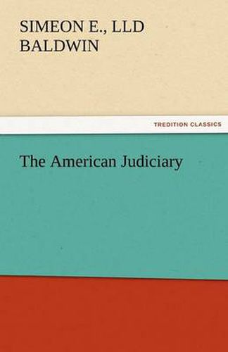 Cover image for The American Judiciary