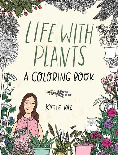 Cover image for Life with Plants: A Coloring Book