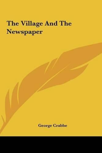 Cover image for The Village and the Newspaper