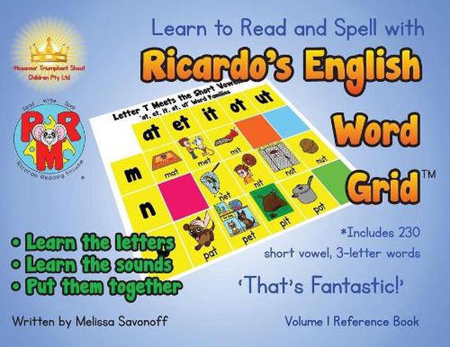 Cover image for Learn to Read and Spell with Ricardo's English Word Grid(TM): Volume 1 Reference Book