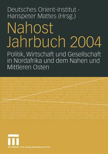 Cover image for Nahost Jahrbuch